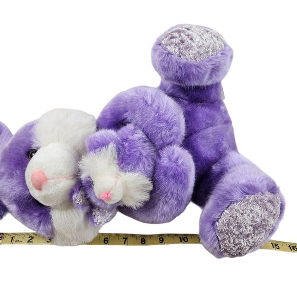Best Made Toys Bunny Rabbit Plush Purple Mom And Baby Tag Stuffed Animal Easter - Picture 11 of 11